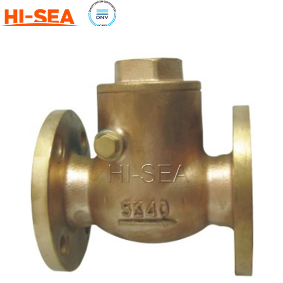 JIS F7371 Marine Bronze Check Valve